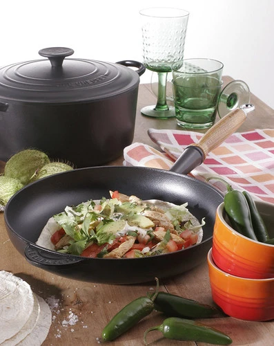 Le Creuset Gietijzeren Koekenpan 28 Cm Mat Zwart - Image 7