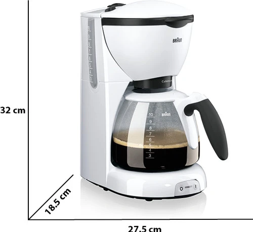 Braun CafeHouse Pure Aroma Deluxe KF520/1 Wit - Afbeelding 5