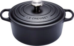 Le Creuset Signature Ronde Braadpan 24 Cm Mat Zwart