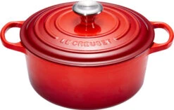 Le Creuset Signature Ronde Braadpan 24 Cm Kersenrood