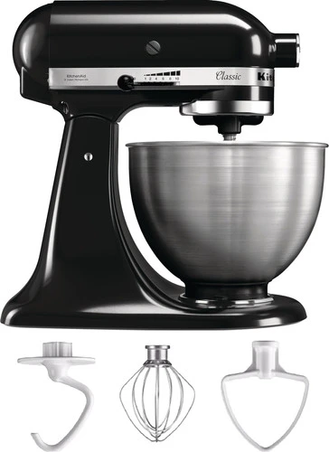 KitchenAid Classic Mixer 5K45SSEOB Onyx Zwart