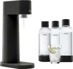 Mysoda Woody Black + Bottles 1 Liter (3 Stuks)