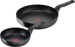 Tefal Hard Titanium Pro Koekenpannenset 24 + 28 Cm