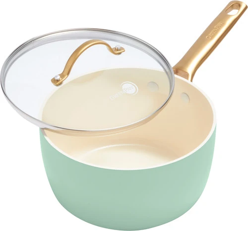 GreenPan Padova Mint Green Pannenset 6-delig - Afbeelding 5