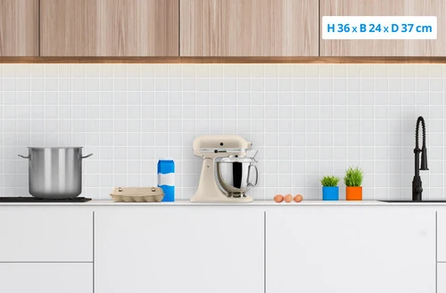 KitchenAid Artisan Mixer 5KSM175PSEFL Fresh Linen - Image 3