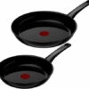 Tefal Renew On Keramische Koekenpannenset 24 + 28 Cm Zwart