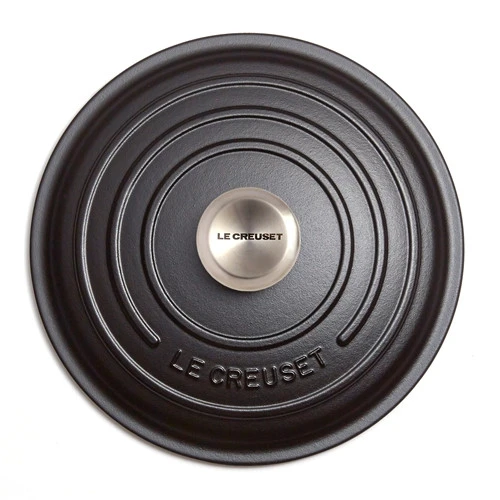 Le Creuset Signature Ronde Braadpan 20 Cm Mat Zwart - Afbeelding 3