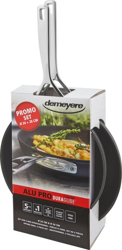 Demeyere Alu Pro 5 Koekenpannenset 24 + 28 Cm - Afbeelding 9